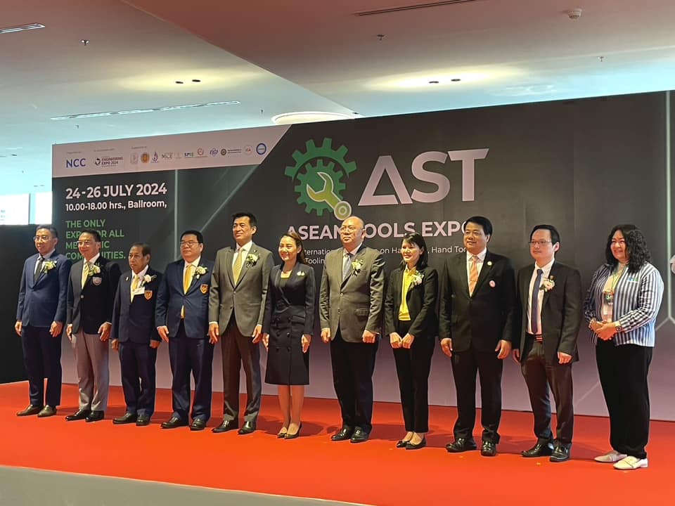 Secretary General of the Thai Subcontracting Promotion Association Being a representative of the association Participated in the opening ceremony of the ASEAN TOOL EXPO 2024 trade show for hand tools.