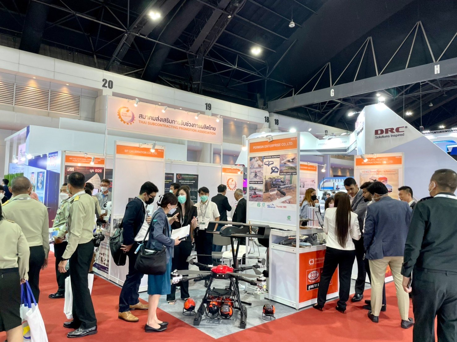 THAI SUBCON พาสมาชิกเข้าร่วมออกบูธใน Thai Subcon Pavilion ในงานDefense & Security 2022 ณ อิมแพค เมืองทองธานี ชาเลนเจอ Hall 1-2