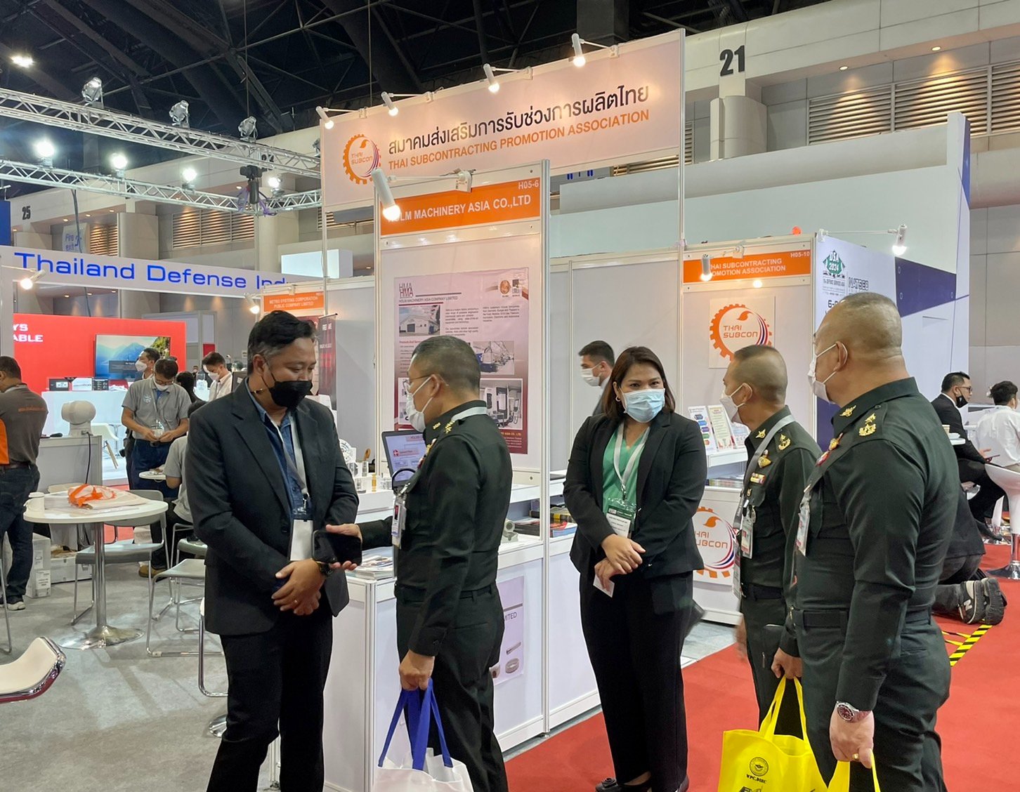 THAI SUBCON พาสมาชิกเข้าร่วมออกบูธใน Thai Subcon Pavilion ในงานDefense & Security 2022 ณ อิมแพค เมืองทองธานี ชาเลนเจอ Hall 1-2