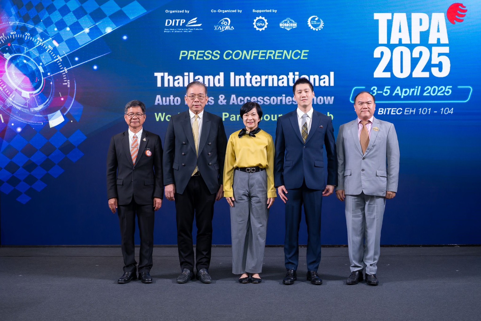 กรมส่งเสริมการค้าระหว่างประเทศ กระทรวงพาณิชย์ ร่วมกับ 4 สมาคม TAPMA TAPAA WORACHAK และ THAI SUBCON เตรียมจัดงานแสดงสินค้าชิ้นส่วน อะไหล่ยานยนต์ และอุปกรณ์ตกแต่ง 2568 หรือ TAPA 2025 