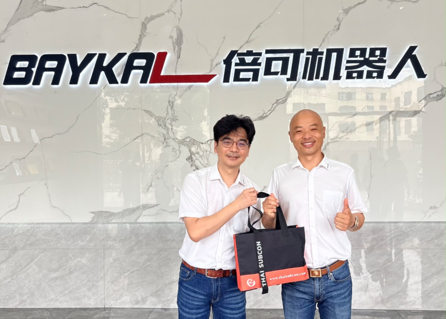 คณะผู้ประกอบการไทยเยี่ยมชมโรงงาน Baykal Robotics ณ เมือง Wuxi ประเทศจีน