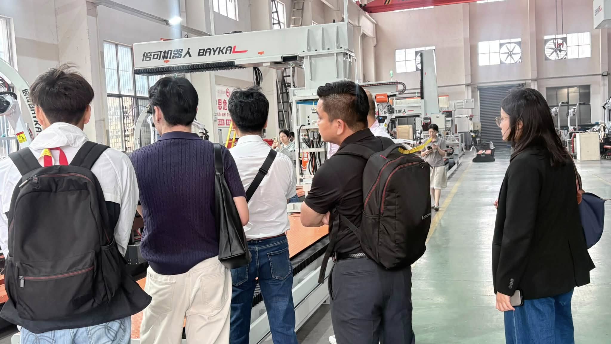 คณะผู้ประกอบการไทยเยี่ยมชมโรงงาน Baykal Robotics ณ เมือง Wuxi ประเทศจีน